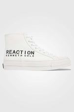 KENNETH COLE - סניקרס קנבס גבוה בצבע לבן - MASHBIR//365