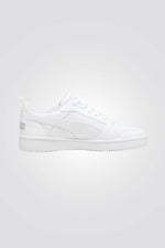 PUMA - סניקרס לגברים Rebound v6 Low בצבע אפור בהיר ולבן - MASHBIR//365