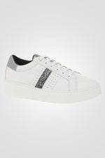 GEOX - סניקרס לנשים D16QXE בצבע אופוויט וכסף - MASHBIR//365