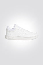 ADIDAS - סניקרס לנוער HOOPS 3.0 בצבע לבן - MASHBIR//365