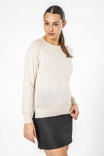 סריג דק בצבע קרם | קנת קול