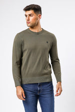 TIMBERLAND - סריג ירוק זית לוגו רקום - MASHBIR//365