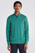 TIMBERLAND - סריג עם רוכסן עליון בצבע ירוק - MASHBIR//365