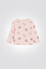 OBAIBI - סריג תינוקות בצבע ורוד עם הדפס - MASHBIR//365