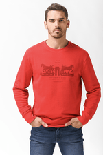 LEVI'S - סווטשירט CHINESE צבע אדום - MASHBIR//365