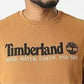 TIMBERLAND - סווטשירט CREW רקמת לוגו חרדל - MASHBIR//365 - 3