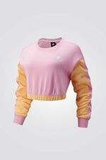 NEW BALANCE - סווטשירט קרופ Athletics Baroque ורוד - MASHBIR//365