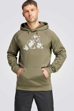 ADIDAS - סווטשירט לגברים GAME AND GO בצבע ירוק זית - MASHBIR//365