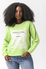 LEVI'S - סווטשירט עם הדפס גרפי צבע ירוק - MASHBIR//365