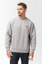 LEVI'S - סווטשירט עם כיתוב לוגו בצבע אפור - MASHBIR//365