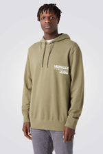 WRANGLER - סווטשירט עם כובע בצבע ירוק זית - MASHBIR//365