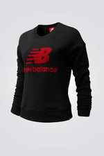 NEW BALANCE - סווטשירט NB Athletics Stadium שחור - MASHBIR//365