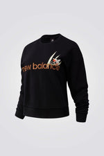 NEW BALANCE - סווטשירט Pulover שחור - MASHBIR//365