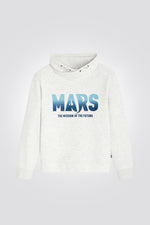 OKAIDI - סווטשירט צווארון מעטפת אפור בהיר לילדים - MASHBIR//365