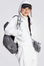 ADIDAS - סווטשרט לנשים Z.N.E FULL בצבע לבן - MASHBIR//365