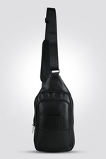 KENNETH COLE - תיק אלכסוני לגבר בצבע שחור - MASHBIR//365