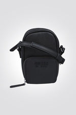 GUESS - תיק צד עגול בצבע שחור - MASHBIR//365