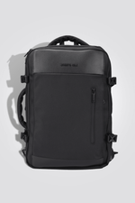 KENNETH COLE - תיק גב לגבר בשילוב עור בצבע שחור - MASHBIR//365