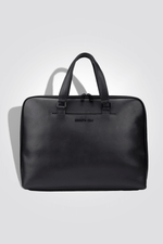 KENNETH COLE - תיק עסקים מעור בצבע שחור - MASHBIR//365