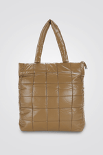 MARTIN JONES - תיק כתף ריבועים BEIGE - MASHBIR//365