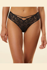 ETAM - תחתוני היפסטר תחרה ENVOUTANTE שחורים - MASHBIR//365