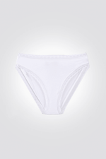 DELTA - תחתוני היי לג מודל BASIC בצבע לבן - MASHBIR//365