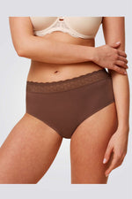 TRIUMPH - תחתוני מידי Feel of Modal Midi בצבע חום - MASHBIR//365