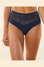 ETAM - תחתוני מידי תחרה FLEXI LACE נייבי - MASHBIR//365