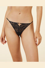 ETAM - תחתוני חוטיני תחרה ENVOUTANTE שחורים - MASHBIR//365