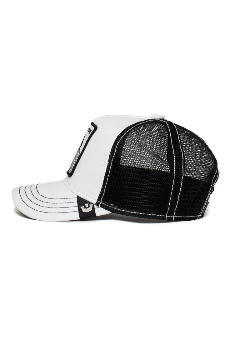 GOORIN - כובע מצחייה LITTLE STRIPE בצבע לבן - MASHBIR//365