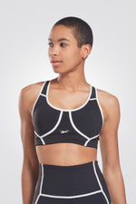 REEBOK - טופ אימון Lux Racer Colorblocked Padded בצבע שחור - MASHBIR//365