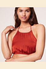 ETAM - טופ קשירה OSCAR בורדו - MASHBIR//365