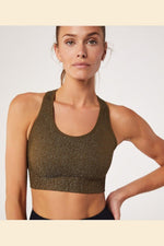 ETAM - טופ ספורטיבי PODIUM ירוק זית - MASHBIR//365