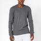 DELTA - חולצה ארוכה דקה מבד וופל בצבע אפור - MASHBIR//365 - 1