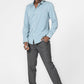 KENNETH COLE - חולצה מכופתרת במבוק לייקרה בצבע תכלת - MASHBIR//365 - 6