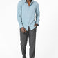 KENNETH COLE - חולצה מכופתרת במבוק לייקרה בצבע תכלת - MASHBIR//365 - 5