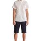 TIMBERLAND - חולצה מכופתרת קצרה עם לוגו בצבע לבן - MASHBIR//365 - 5