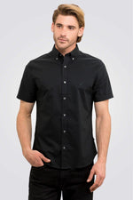 NAUTICA - חולצה מכופתרת שחורה - MASHBIR//365