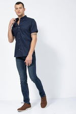 NAUTICA - חולצה מכופתרת כחול נייבי - MASHBIR//365