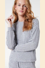 ETAM - חולצת פיג'מה ארוכה EARLY אפור - MASHBIR//365