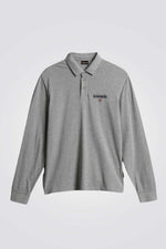 NAPAPIJRI - חולצת פולו AYAS 1 בצבע אפור - MASHBIR//365