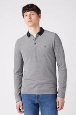 WRANGLER - חולצת פולו בצבע אפור - MASHBIR//365