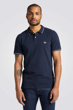 LEE - חולצת פולו קצרה צבע נייבי - MASHBIR//365