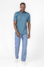 DELTA - חולצת פולו לגברים בצבע כחול - MASHBIR//365