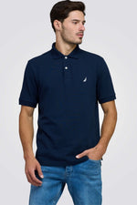 NAUTICA - חולצת פולו לגברים CLASSIC FIT DECK בצבע כחול - MASHBIR//365