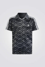 ADIDAS - חולצת פולו לילדים בצבע אפור - MASHBIR//365