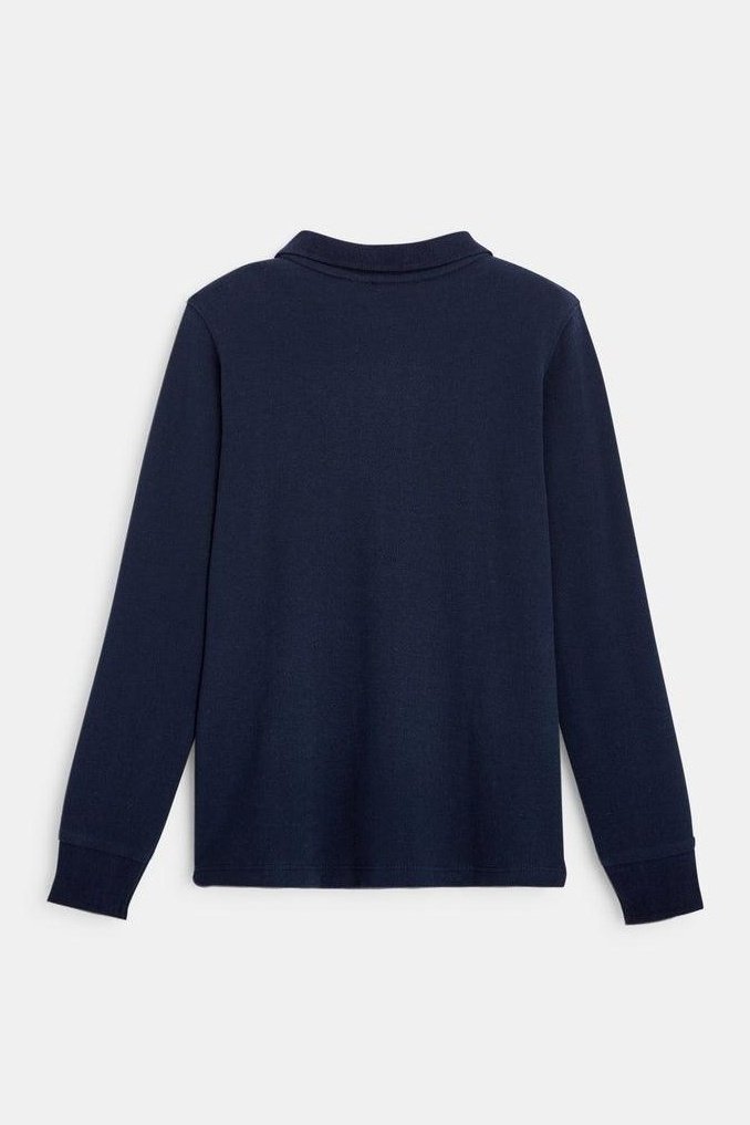 OKAIDI - חולצת פולו שרוול ארוך כחול כהה נערים - MASHBIR//365