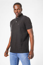 Tommy Hilfiger - חולצת פולו שחורה - MASHBIR//365