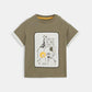 OBAIBI - חולצת חיות ירוק זית תינוקות - MASHBIR//365 - 3