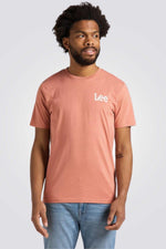 LEE - חולצת LOGO צבע אפרסק - MASHBIR//365